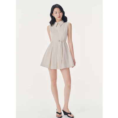 Đầm mini sát nách dáng ôm xòe Mono Talk - MOF26S-O20003TK