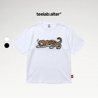 Áo Thun Teelab Alter Leopard Semi-Oversized Slub-Cotton Tee TS408