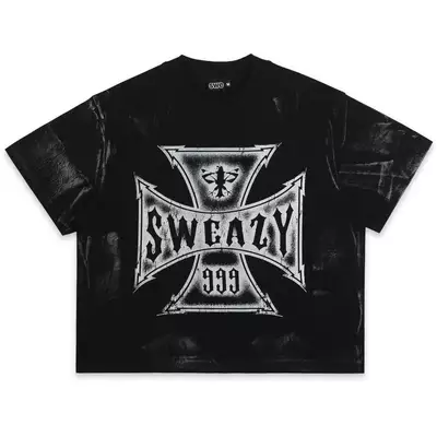 ÁO SWE CROSS BOXY TEE - BLACK