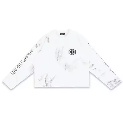 ÁO SWE CROSS L/S BOXY TEE - WHITE