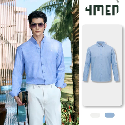Áo Sơ Mi Oxford Sọc Cổ Button - Down Form Regular SM207 SơMi Sọc, Công Sở, Thanh Lịch