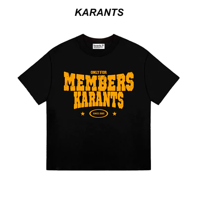 Karants Áo Thun Boxy Vải Cotton 2 Chiều In Retro Nam Nữ Unisex - KR218