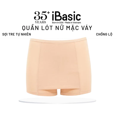 Quần lót mặc váy chống lộ ngang đùi iBasic vải bamboo hai lớp PANW154