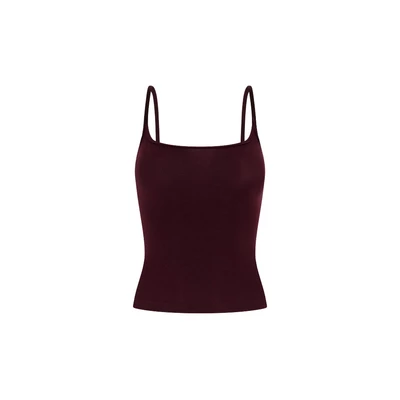 RUBIES Lana Top - Áo Thun Nữ Dáng Ôm 2 Dây Cổ Vuông