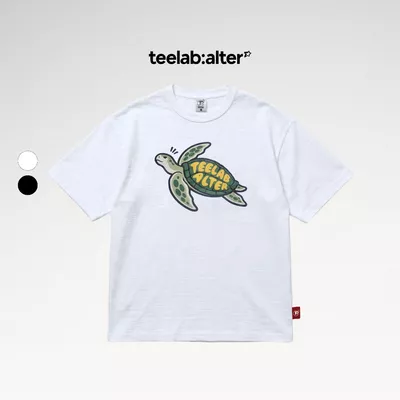 Áo Thun Teelab Alter Turtle Semi-Oversized Slub-Cotton Tee TS409