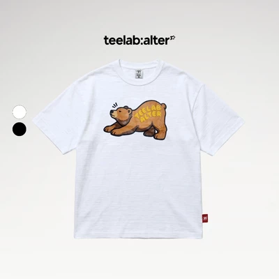 Áo Thun Teelab Alter Lazy Bear Semi-Oversized Slub-Cotton Tee TS412