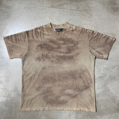 Áo Thun Nam Bluko WHISKERS BROWN BIG BOXY TSHIRT