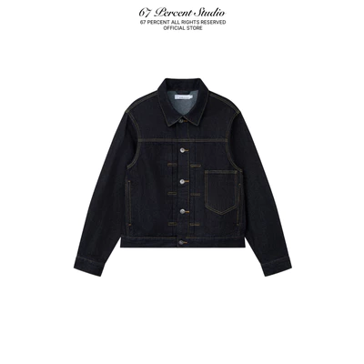 Áo Khoác Jeans Có Đai Rút Điều Chỉnh 67PERCENT/67% - TOKYO WORK DENIM