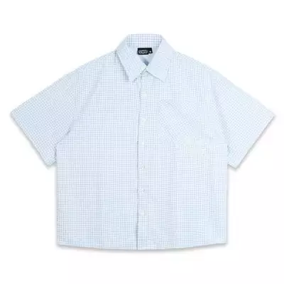 ÁO SWE GRID WORK SHIRT - BLUE