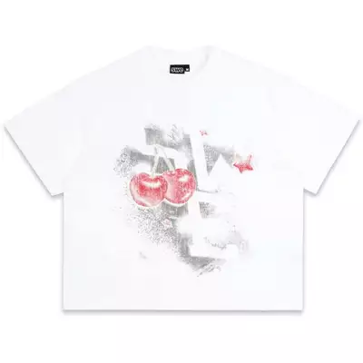 ÁO SWE CHERRY BOXY TEE - WHITE