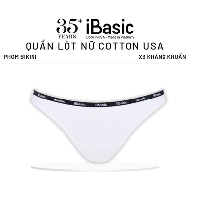 Quần lót nữ bikini cotton USA iBasic kháng khuẩn mềm mại thấm hút mồ hôi năng động PANY108