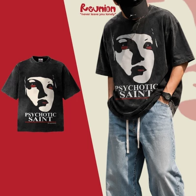 Áo Thun Washed REUNION "PSYCHOTIC" T-shirt TSW21