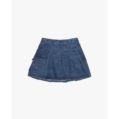 MLB - Chân váy denim mini phối túi_3FDSM0354-50INS