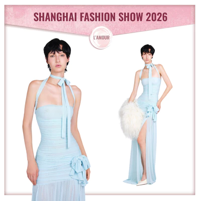 [MỞ BÁN] LSOUL - Đầm Maxi Cổ Yếm Dáng Ôm Xếp Ly Đính Nơ Hông Quyến Rũ Liery Dress V26061715