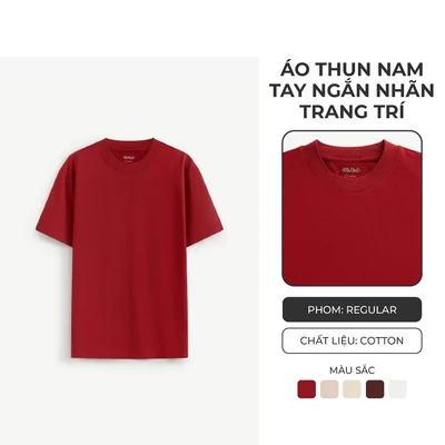 Áo Thun Tay Ngắn Nam Nhãn Trang Trí Form Regular - Routine 10F25TSS021