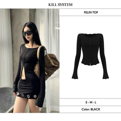 [LINK MỚI] Áo tay dài mắc cài FELIN - KILLSYSTEM