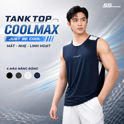 [XẢ HÀNG ĐỢT CUỐI]Áo Sát Nách Nam 5S FASHION Chất Coolmax Nhẹ Mát, Thiết Kế Khỏe Khoắn Năng Động M0ASN26005