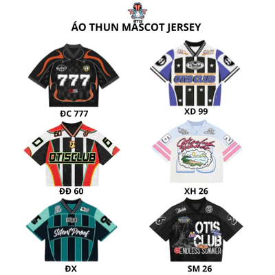 [ BST 2026  ] Áo thun mascot jersey  local brand Otis Club - vải thun mè lưới mặc mát