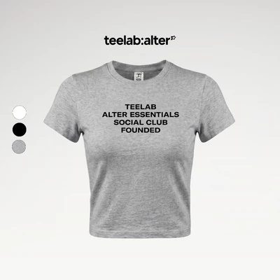 Áo Thun Baby Tee Teelab Alter Social-Club Tee TS407