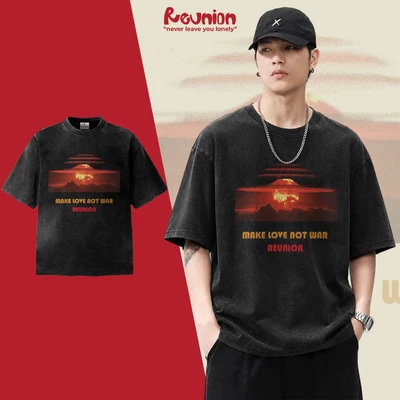 Áo Thun Washed REUNION "STATIC" T-shirt TSW13