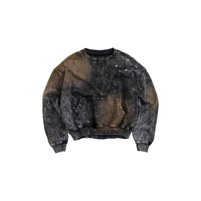 RIVET HALF-ZIP SWEATER / SWEATER NỈ CHÂN CUA / GAMBLE WORLDWIDE