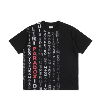Áo thun Oversize STATIC DECAY TEE Cotton PARADOX AT6P0502