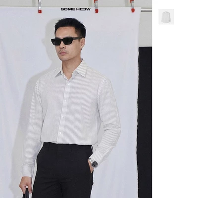 [NEW7] Áo Sơ Mi Relaxed Kẻ Passion, Chất Vải Linen Sọc Giữ Form Thoải Mái, SM0236, SOME HOW STORE
