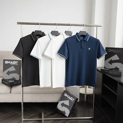 Áo polo SMART SIGNATURE POLO TORANO trơn bo kẻ thanh lịch, trẻ trung HSTP904