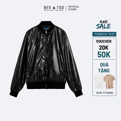 Áo khoác nam Ben & Tod RB1116 BD434 chất dù basic form Regular