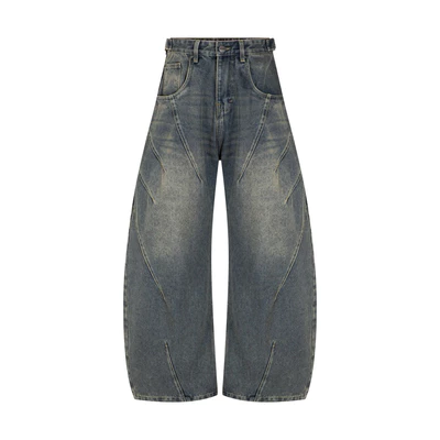 OUTBREAK - QUẦN DENIM ỐNG RỘNG "THORNY DENIM PANTS"