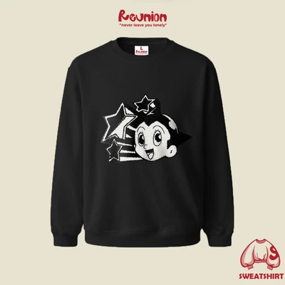 Áo Sweatshirt Thêu Xù 3D REUNION R'ATB STATRS Sweater