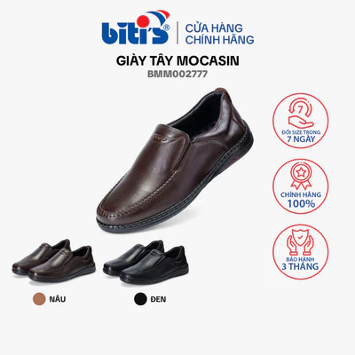 Giày Tây mocasin Nam Biti's BMM002777