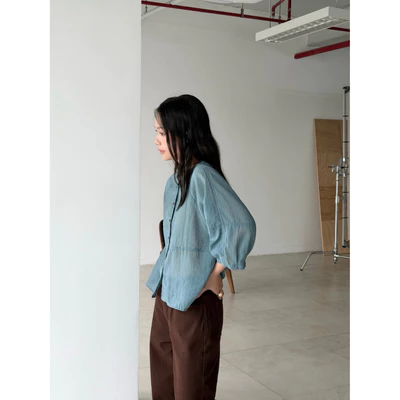 Áo tơ hàn tay lỡ 𝐒𝐎𝐌𝐒 | 𝐄𝐥𝐦𝐞𝐫 𝐓𝐨𝐩