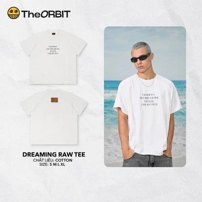 Áo Thun Năm Nữ The ORBIT DREAMING RAW TEE - Local Brand Chính Hãng