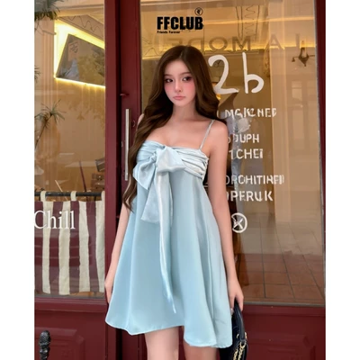 [CÓ MÃ TRONG VIDEO-LIVE]ĐẦM LỤA JASMINE ÔM NGỰC DÁNG XÒE FFCLUB