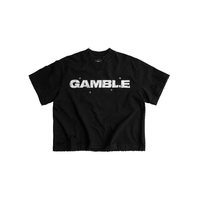 BROKEN V TEE / ÁO THUN CỔ V / GAMBLE WORLDWIDE