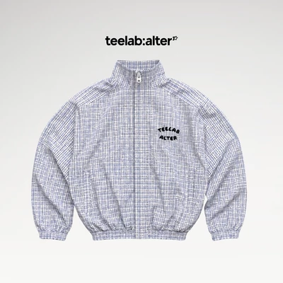 Áo Khoác Teelab Alter Relaxed Windbreaker Tiger Checked Track Jacket AK147