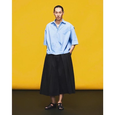Hypnotism Pleated Over Shirt Áo sơ mi tay ngắn vải cotton thoáng mát form boxy tối giản (Hoả tốc)
