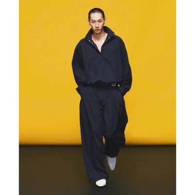 Hypnotism Foundation Check Pants Quần dài ống rộng xếp ly vải cotton họa tiết caro hiện đại (Hoả tốc)