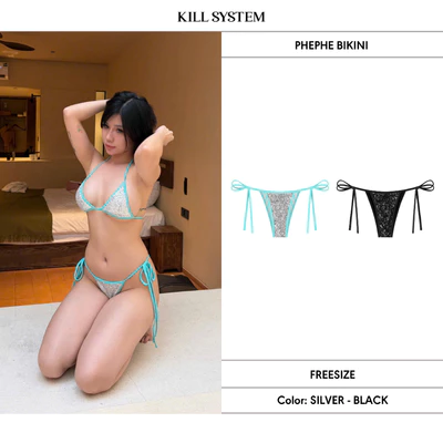 Quần bikini kim sa lấp lánh PHEPHE - 𝐊𝐈𝐋𝐋 𝐒𝐘𝐒𝐓𝐄𝐌