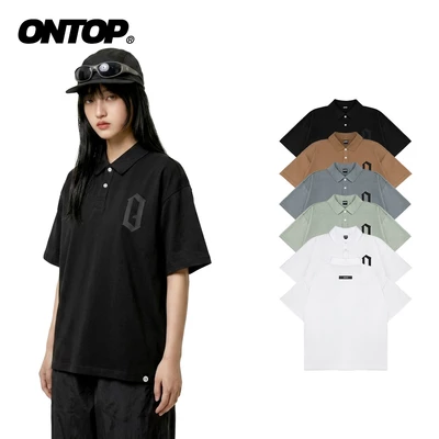 Áo polo unisex nhiều màu local brand ONTOP vải thun cotton cá sấu dày dặn, thoáng mát O Gothic | O17-T6