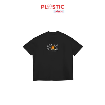 Áo thun oversized boxy, áo thun local "Da vàng" 250gsm Cổ Tròn Unisex Nam Nữ Basic