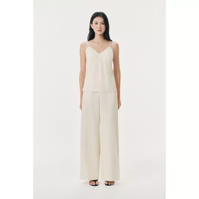 Quần dài dáng suông linen Mono Talk - MCS26S-B30007TK