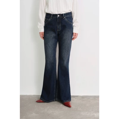 LIBÉ WORKSHOP - Quần jeans dài ống loe 7655