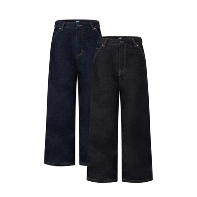 MAHU - QUẦN RAW DENIM ỐNG SUÔNG