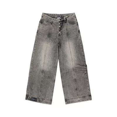 Quần ống rộng SIDE PINCHED PANTS Denim PARADOX QU6P0402