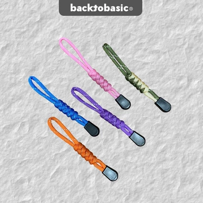 Dây Kéo Khóa Paracord Phản Quang Handmade Back To Basic | Zipper Pull Cho Balo, Túi Xách, Túi Du Lịch, Túi Máy Ảnh