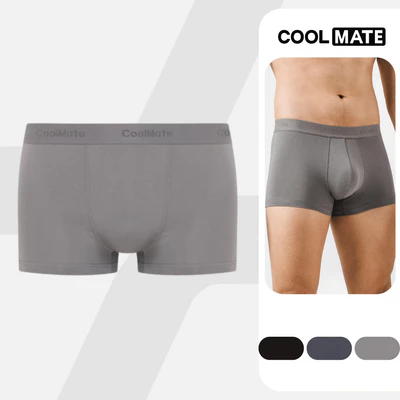 [MUA 2 GIẢM 5%]Quần lót nam Trunk Cotton Compact co giãn, mềm mại, thấm hút tốt Coolmate