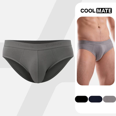 [MUA 2 GIẢM 5%]Quần lót tam giác nam Brief Cotton co giãn, mềm mại, thấm bhuts Coolmate