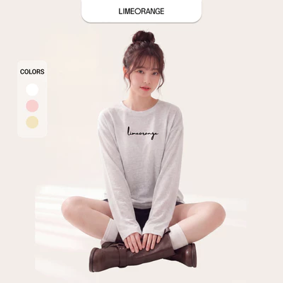 Áo Thun Nữ Tay Dài Slub Cotton
